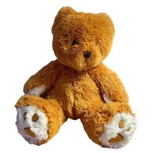 T.A.G. Toys Golden Bear Plush Shaggy Fur Paw Pads Super Soft Stuffed Animal 16"